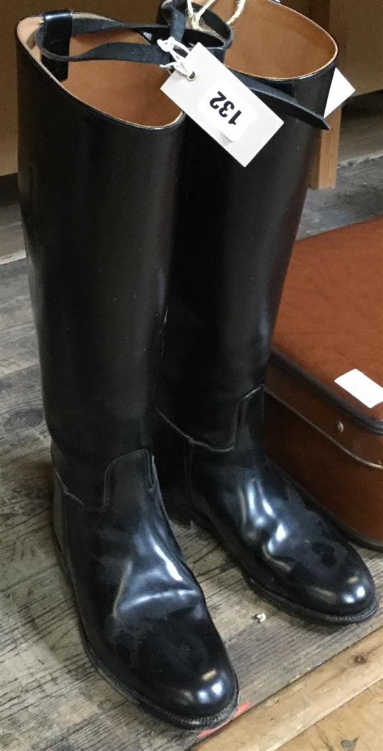 Pair gents riding boots